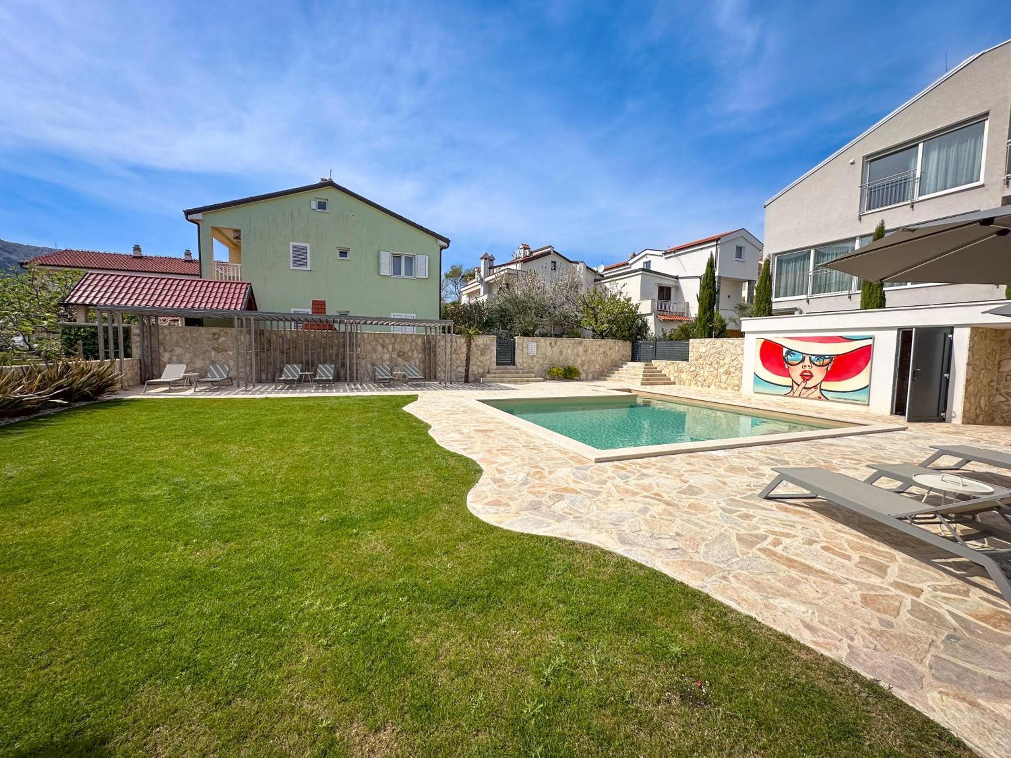 Apartment Baska, Exklusive Apartments Mit Poolarea In Baska, Krk - Kroatien エクステリア 写真