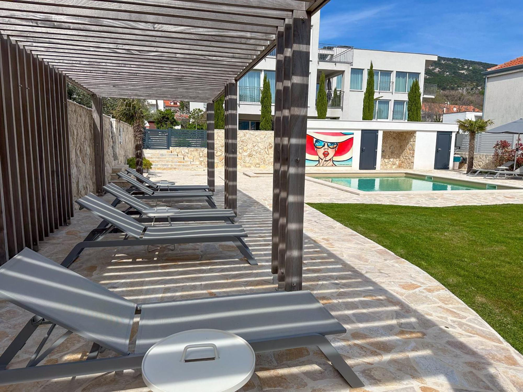 Apartment Baska, Exklusive Apartments Mit Poolarea In Baska, Krk - Kroatien エクステリア 写真