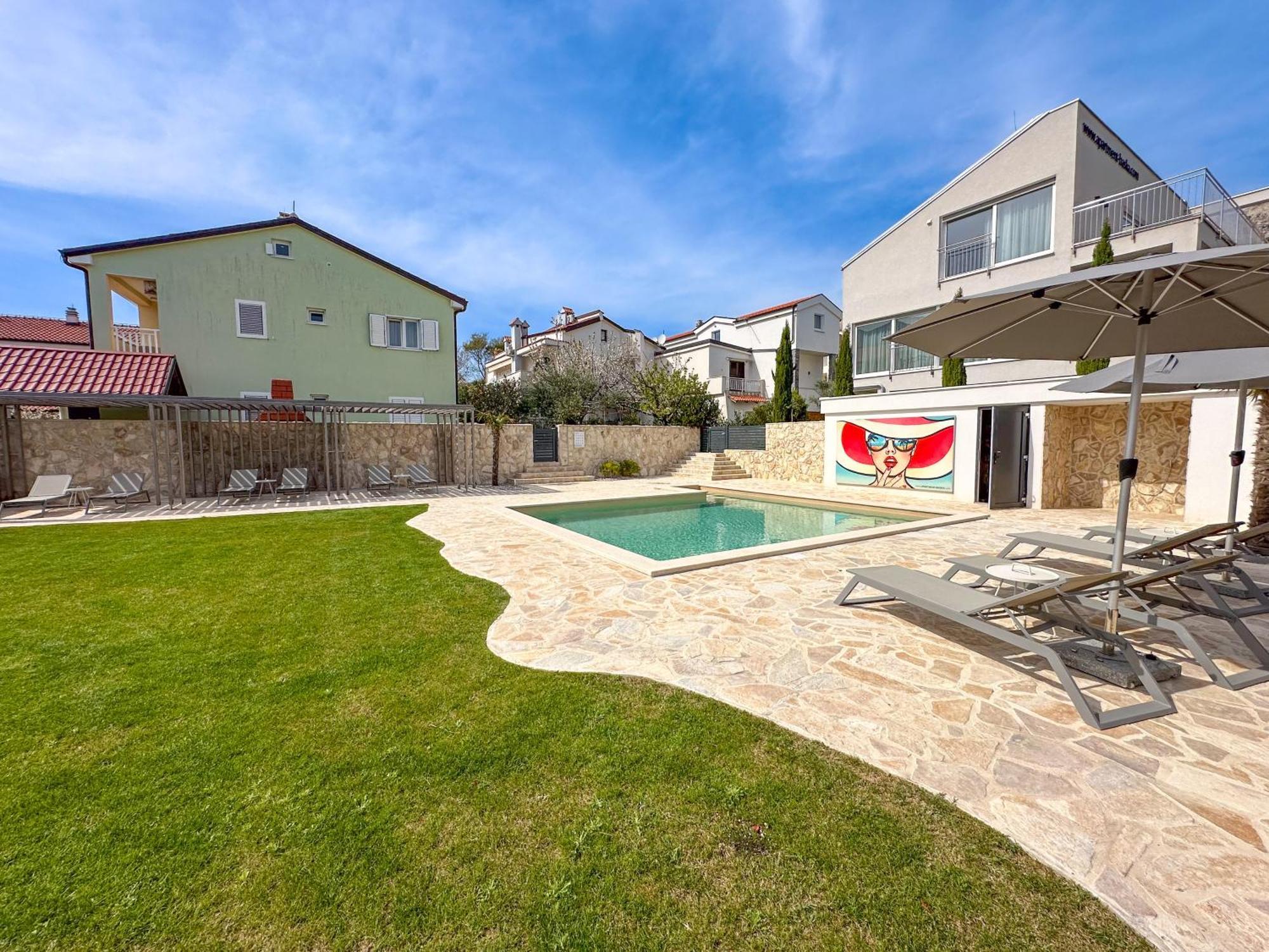Apartment Baska, Exklusive Apartments Mit Poolarea In Baska, Krk - Kroatien エクステリア 写真
