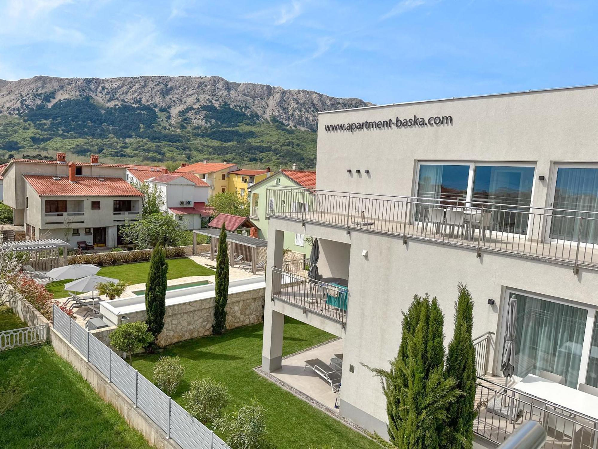 Apartment Baska, Exklusive Apartments Mit Poolarea In Baska, Krk - Kroatien エクステリア 写真